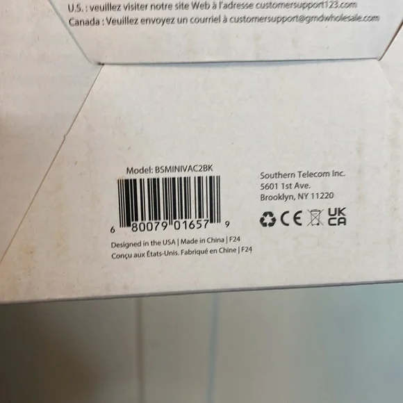 Brookstone Personal Grooming Portable Vacuum - Black and Gray - Picture 2 of 5